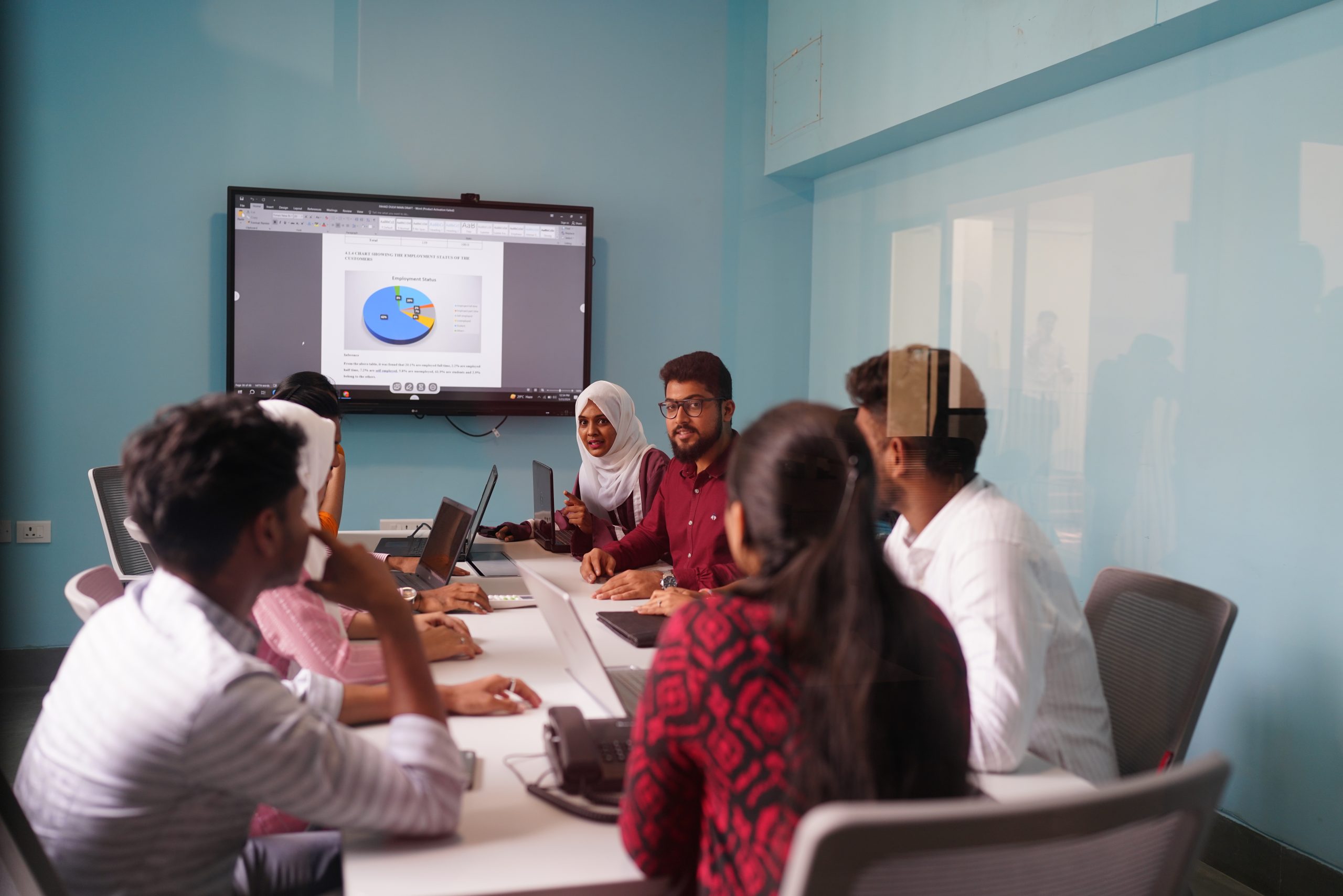 Group discussion room